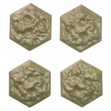 1-Hex Pulverised Ground Set - BROWN 4 x 1-HEX