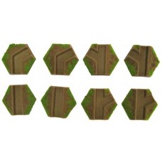 1-Hex Trench SET 2 - FLOCKED 10-15mm (8 pieces)