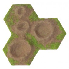 3-Hex Crater - FLOCKED