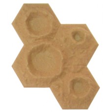 4-Hex Crater - FLOCKED DESERT