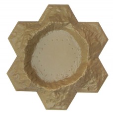 7-Hex Crater - BROWN 