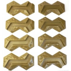 2hex Trench SET 2 10-15mm - BROWN (8 Pieces)