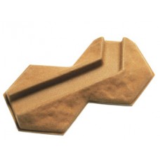 2-Hex Trench Left Bend 10-15mm - DESERT FLOCKED