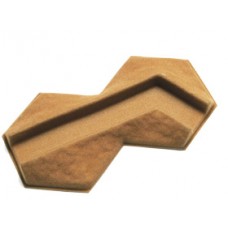 2-Hex Trench Right Bend 10-15mm - DESERT FLOCKED