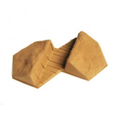 2-Hex Trench Straight 28mm - DESERT FLOCKED