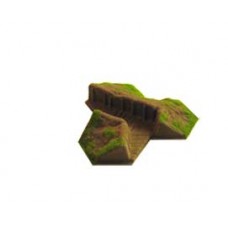 3-Hex Trench Bend 28mm - FLOCKED