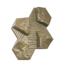 4-Hex Trench 4-way 28mm - BROWN