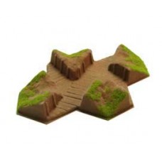 4-Hex Trench 4-way 28mm - FLOCKED