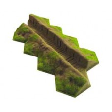 8-Hex Trench Straight 28mm - FLOCKED