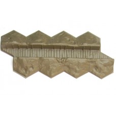 8-Hex Trench Straight 28mm - BROWN