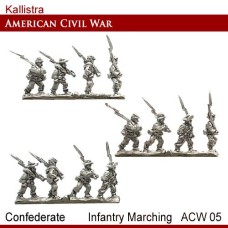 Confederate Infantry Marching - STRIPS