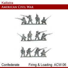 Confederate Infantry Firing & Loading - STRIPS