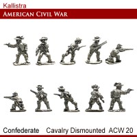 Confederate Cavalry Dismounted