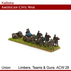 Union Limbers, Teams & Guns