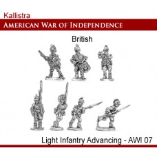 British Light Infantry Advancing