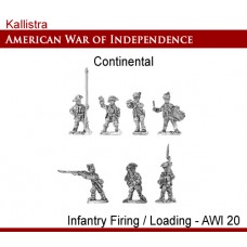 Continental Infantry Firing/Loading