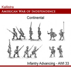 Continental Infantry Advancing - Strip