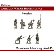 Hessian Musketeers Advancing