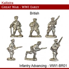 British Early War Infantry Advancing