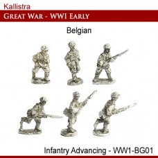 Belgian Early War Infantry Advancing