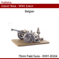 Belgian Early War 75mm Field Guns