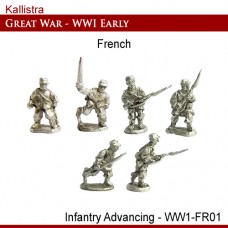 French Early War Infantry Advancing