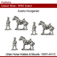 Austro-Hungarian Early War Uhlan Horse Holders and Mounts