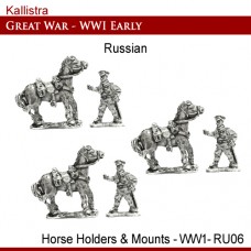 Russian Early War Horse Holders and Mounts