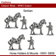 Serbian Early War Horse Holders and Mounts