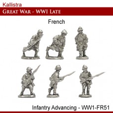 French Late War Infantry Advancing