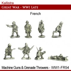 French Late War Light Machine Guns and Grenades