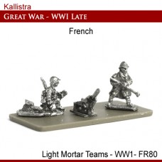 French Late War Mortar Teams