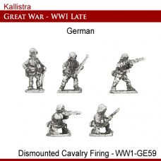 German Late War Dismounted Cavalry Firing