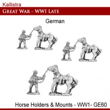 German Late War Horse Holders and Mounts