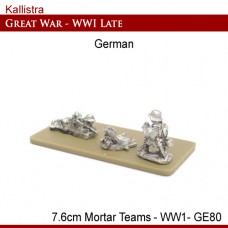 German Late War 7.6cm Mortar Teams