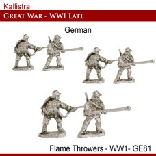 German Late War Flame Throwers