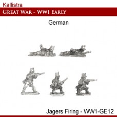 German Early War Jagers Firing and Loading