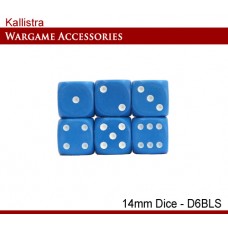 D6 Spot Dice - Blue