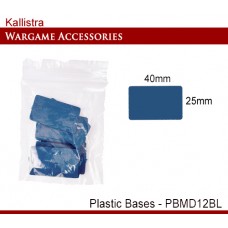 Plastic Bases - Medium Blue