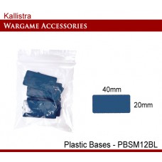 Plastic Bases - Small Blue