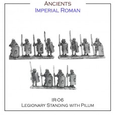 Imperial Roman Legionary Standing with Pilum - Strip Mounted