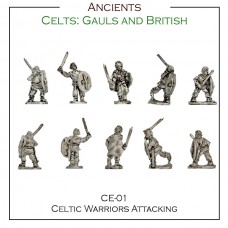 Celtic Warriors Attacking 