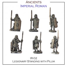 Imperial Roman Legionary Standing with Pilum