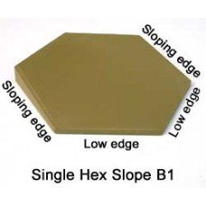 Single Hex Slope B1 Pack - BROWN