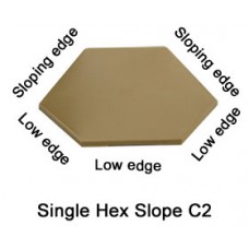 Single Hex Slope C2 Pack - BROWN