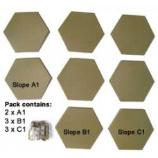 Single Hex Slope SET1 - BROWN