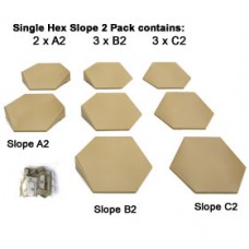 Single Hex Slope SET2 - BROWN