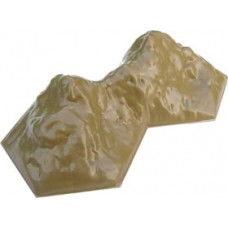 2-Hex Rocky Outcrop - BROWN