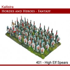 High Elf Spears including Command 