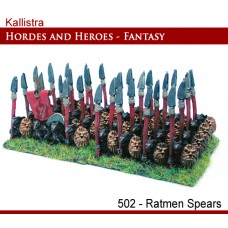 Ratmen Spears including Command